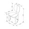 Manhattan Comfort Gales Dining Chair in Black - Set of 4 2-DC-83938-BK - alternate 3